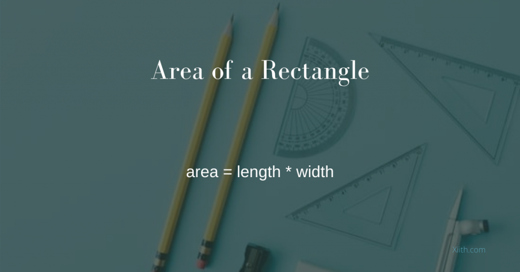 find area of rectangle using constructor in java